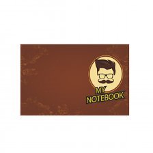 Тетрадь 80л., А5, клетка, "My notebook", кольца, ламинированный картон