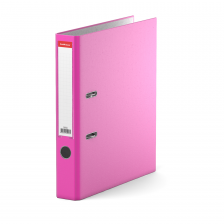 Папка-регистратор с арочным механизмом разборная, ErichKrause "Neon", А4, 285х315х50 мм, розовая