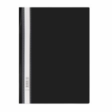 Папка-скоросшиватель пластиковая Alingar, A4, черный, 160 мкм, пакет европодвес