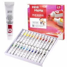 Краска акриловая Alingar, 24 цвета, 12 мл., пластиковая туба, картонная упаковка