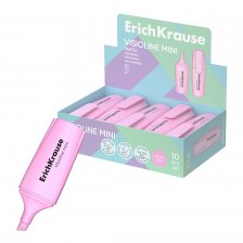 Текстовыделитель, розовый, Erich Krause "Visioline Mini Pastel", скошенный, 0.6-5 мм