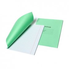 Тетрадь 18л., клетка, Alingar, скрепка, офсет