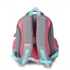 Рюкзак Grizzly школьный (/3 серый-розовый)