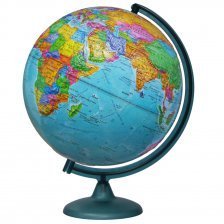 Глобус политический, Глобусный мир, d=320 мм, рельефный, на круглой подставке