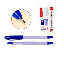 Ручка шариковая на масляной основе, TUKZAR, 0,7 мм синяя, игольчатый наконечник, пластиковый грип, круглый лиловый корпус, картонная упаковка