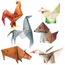 Набор фигурок-оригами Клевер, 215х225х18 мм, оригами, картонная упаковка, "Моё первое оригами. Ступень 3"