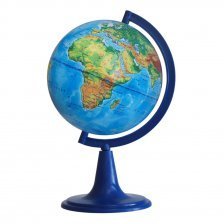Глобус физический, Глобусный мир, d=150 мм, на круглой подставке