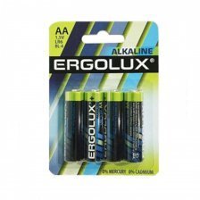 Батарейка Ergolux LR06 Alkaline BL-4