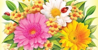 Конверт для денег Мир открыток "Цветы" 226*194 мм, блестки