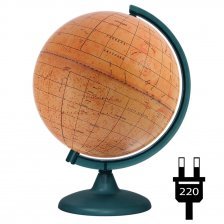 Глобус Марс, Глобусный мир, d=250 мм, с подсветкой, 220 V, на круглой подставке