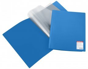 Папка с 40 файлов Erich Krause "Standart" 0,35мм,  синий