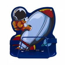 Подставка для книг Alingar, 165х165 мм, "Astronaut" космонавт, синий, регулируемый угол наклона, фиксатор, металл, пакет с европодвесом