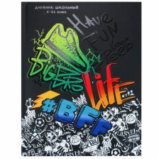 Дневник школьный Проф-Пресс 5-11 кл., 48л., 7БЦ, выб.лак.,"Уличные граффити-2"