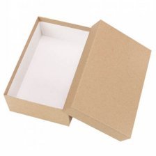 Подарочная крафт - коробка Миленд, 17*11*6 см, "Оригинальный крафт", прямоугольная