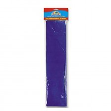 Бумага крепированная Апплика, 50х250 см, плотность 28 г/м2, 1 рулон, 1 цвет фиолетовый неон, пакет с европодвесом