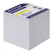 Блок бумажный для записей премиум Alingar, 9*9*9, белый