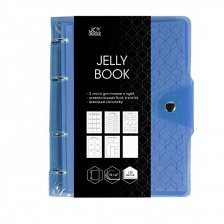 Тетрадь 120л., А5, клетка, Канц-Эксмо "Jelly Book. Colorful 4", кольца, пластик, кнопка, сменный блок
