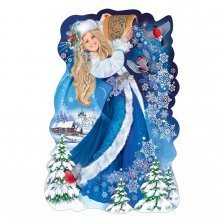 Плакат "Девушка Зима" , 596х906