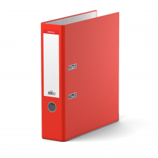 Папка-регистратор с арочным механизмом, ErichKrause "Colors", А4, 285х315х70 мм, красный