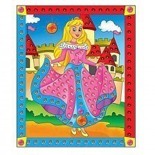 Мозаика из пайеток Рыжий кот, А4, пакет с европодвесом, "Принцесса"