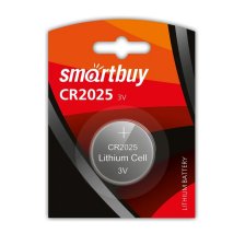 Батарейка Smartbuy  CR 2025 BL1 (12/720)