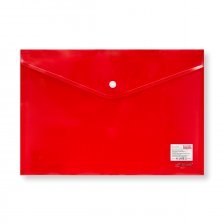 Папка-конверт на кнопке YALONG, А4, 160гр, ассорти, 6 цв