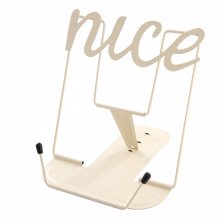 Подставка для книг Alingar, 180х170 мм, "Nice", бежевая, регулируемый угол наклона, металл, пакет с европодвесом