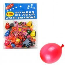 Воздушный шар Alingar "Водяные бомбочки", цвета ассорти,100шт/уп
