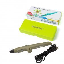 Ручка 3D Myriwell RP200A, PLA, коричневая, картонная упаковка