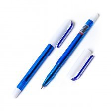 Ручка шариковая синяя Alingar "Space", игольчатый наконечник, корпус тонир.синий, 0,7мм (24шт)