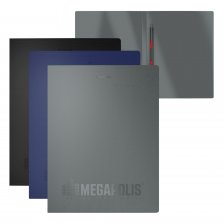 Папка-скоросшиватель пластиковая ErichKrause MEGAPOLIS, A4, с пружинным механизмом, ассорти (в пакете по 4 шт.)