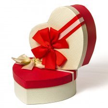 Набор подарочных коробок,"Сердце", 3шт, ассорти, 18*21*8, 14*18*7, 12*15*5 см