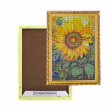 Алмазная мозаика Alingar, на подрамнике, ) 20х30 см, , " Подсолнух"
