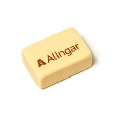 Ластик Alingar, синтетический каучук, прямоугольный, бежевый, 30*20*10 мм, картонная упаковка