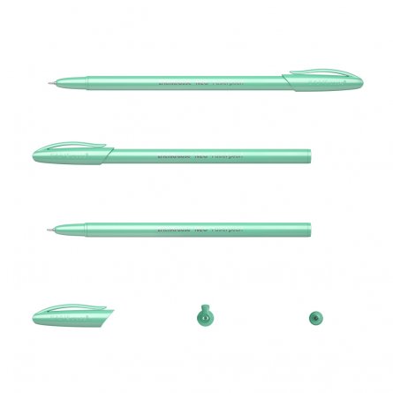 Ручка шариковая Erich Krause "Neo Stick Pastel", 0,7 мм, синий, игольчатый наконечник,  цветной пластиковый корпус, тубус фото 4