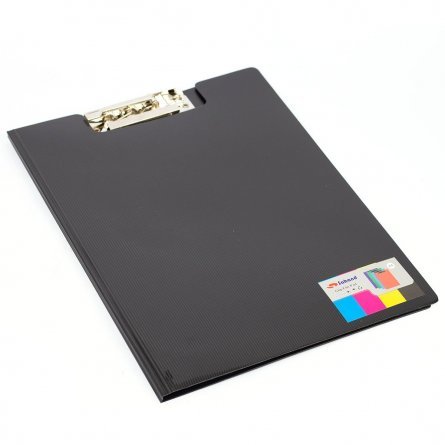 Папка-планшет с верхним зажимом Sahand, А4, 240х320х12 мм, пластик, 900 мкм, внутренний уголок, "Flosy" матовая, ассорти фото 3