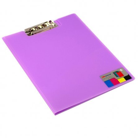 Папка-планшет пластиковая с металлическим прижимом "Ice", матовая, 900 мкм, внутренний уголок,А4 240*320*13, цвета ассорти фото 4