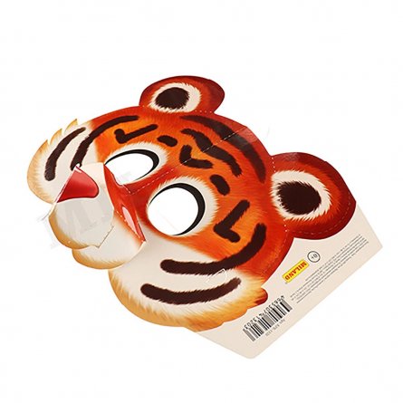 Маска карнавальная картонная Миленд "Тигр" фото 1