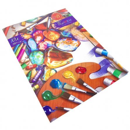 Папка для рисования А3 10л., Alingar, цветная обложка, 120 г/м2, "Colored stones " фото 3