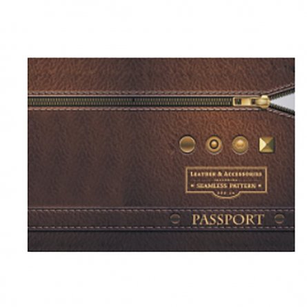 Обложка для паспорта "Молния на коже" фото 1