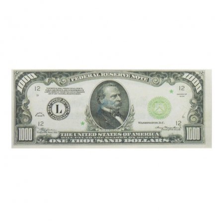Шуточные деньги "1000 долларов ( упаковка европодвес) фото 1