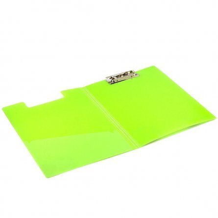 Папка-планшет пластиковая с металлическим прижимом "Ice", матовая, 900 мкм, внутренний уголок,А4 240*320*13, цвета ассорти фото 7