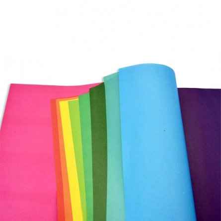 Бумага цветная Апплика, А4, двухсторонняя, немелованная, 16 листов, 16 цветов, картонная папка, "Девочка с зонтиком" фото 3