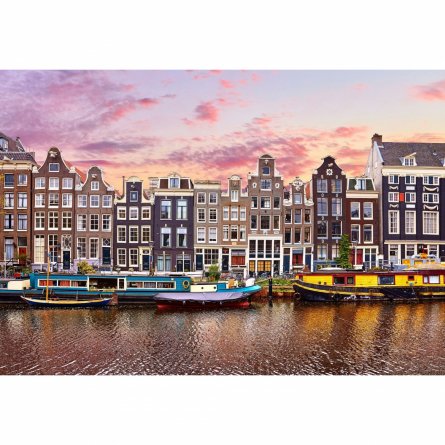 Картина по номерам Рыжий кот, 30х40 см, с акриловами красками, 18 цветов, холст, "Амстердамский квартал" фото 1