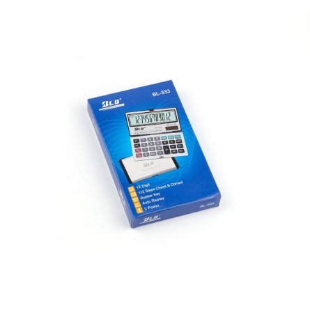 Калькулятор Alingar 12 разрядов, 136*113*5 мм, серый, "BL-333" фото 3