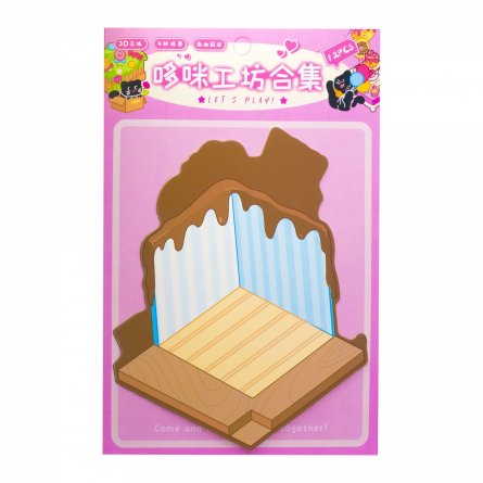 Наклейки для творчества - антистресс, 135*195 мм, "Десерты", MINI, 3D стикеры, 4 локации, 8 листов с наклейками, 10 шт/уп, пакет с европодвесом фото 6