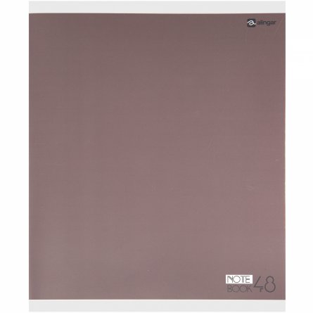 Тетрадь 48л., А5, линия, обложка пластик, Alingar "Классика", скрепка, блок офсет, 100% белизна, 1 дизайн в пленке т/у фото 1