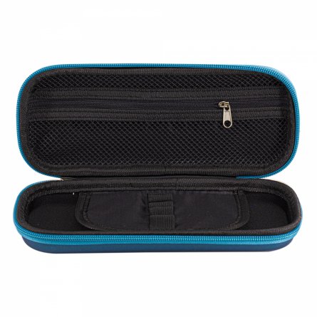 Пенал - косметичка Alingar, EVA, молния, 1 откидная планка, карман сетка, объемный рисунок, 80 х 210 мм, "STYLE", микс (бирюзовый, оранж, синий) фото 6