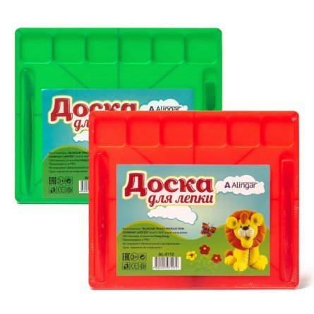 Доска для лепки Alingar "Зоопарк", А5, 2 стека, пластик, цвет ассорти фото 2