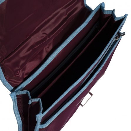 Ранец Alingar, 300 х 385 мм, "Бабочки"  ортопедическая мягкая спинка, 2 кармана, 2 отделения, светоотражатель, органайзер, фиолетовый фото 3